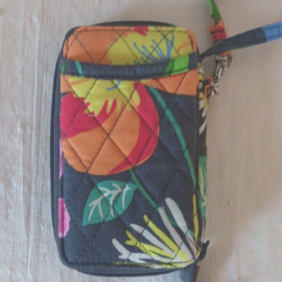 Vera Bradley Wallet In Tropical Print - Picture 8 of 10